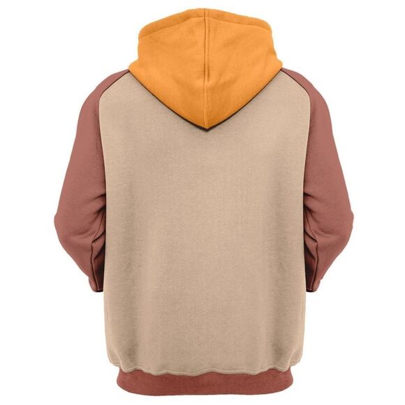 Fresh Hoods Human Hoodie Peach/Orange S NWT IN PACKAGE - Picture 2 of 5